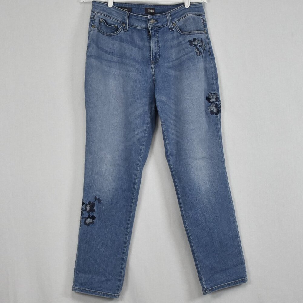 NYDJ embroidered denim